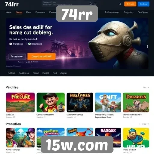 Comparação entre 74rr e outros sites de jogos